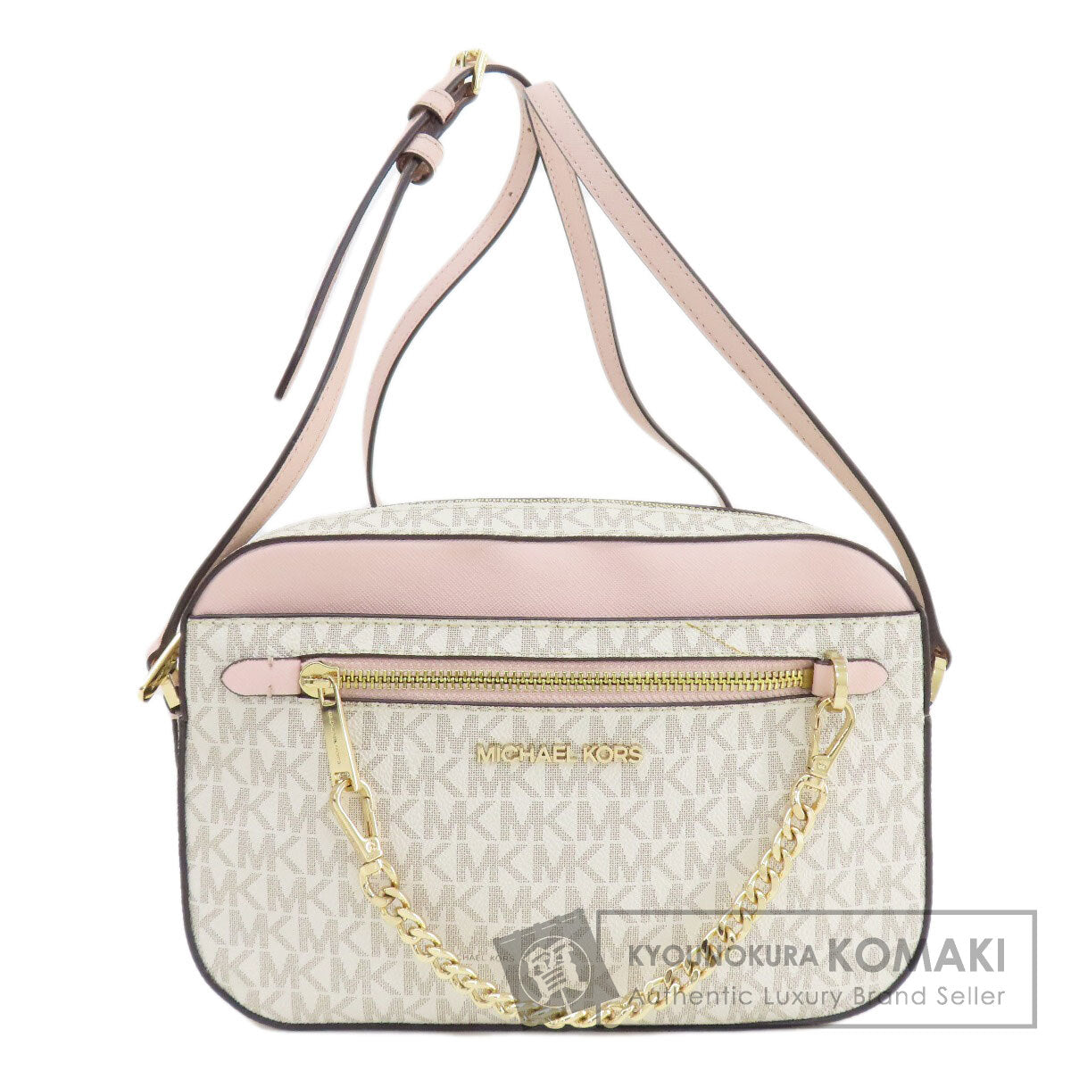 Michael Kors MK signature Shoulder Bag PVC Ladies [Used]