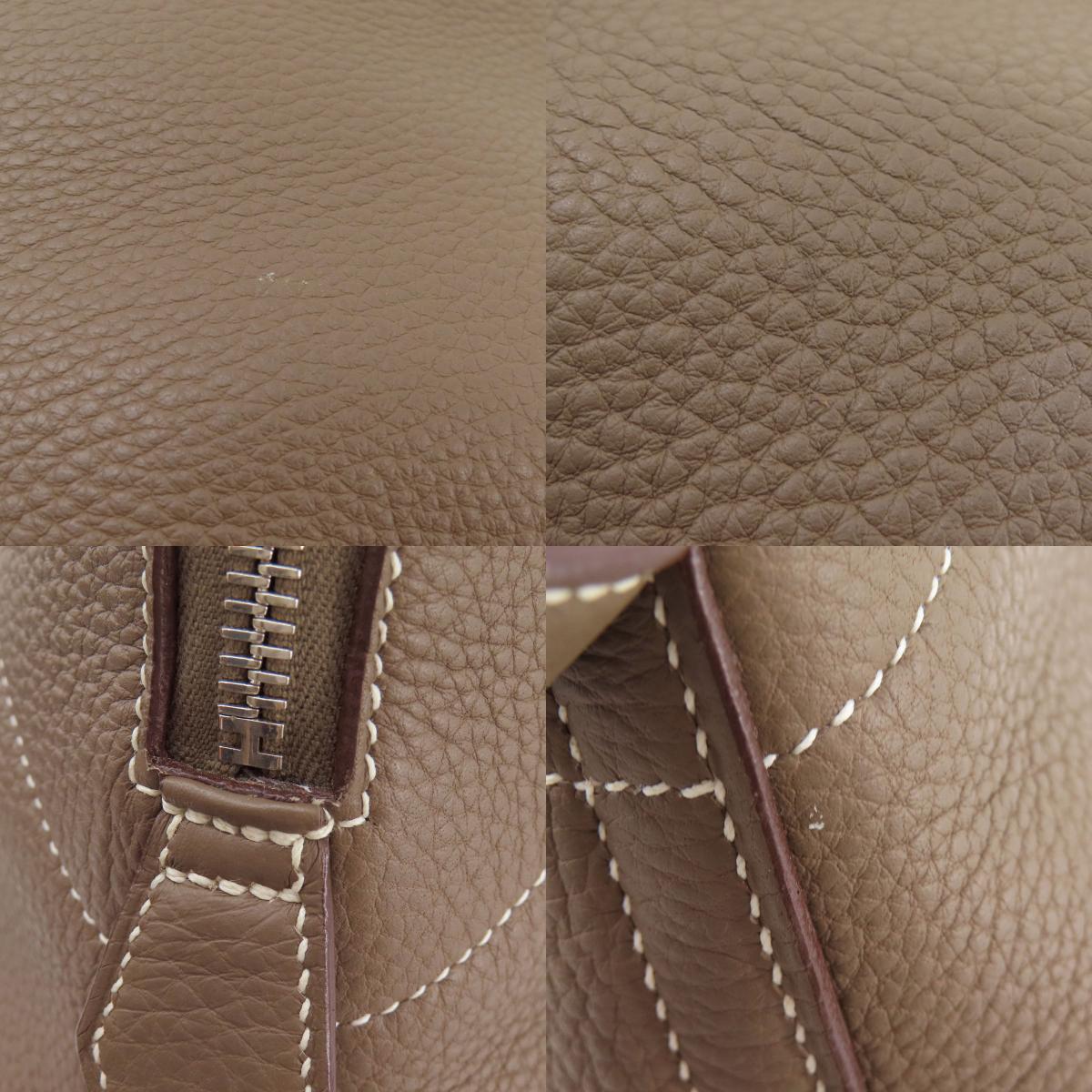 HERMES Bolide35 Etoupe Etoupe SilverHardware Handbag Taurillon Clemence Ladies [Used]