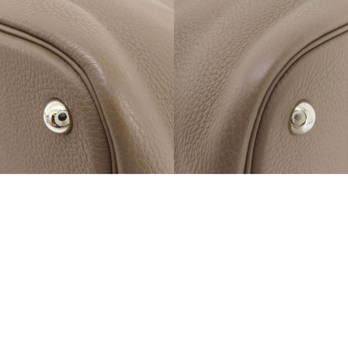 HERMES Bolide35 Etoupe Etoupe SilverHardware Handbag Taurillon Clemence Ladies [Used]