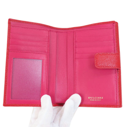 BVLGARI   Bifold Wallet with Coin Pocket BVLGARI BVLGARI Leather Ladies