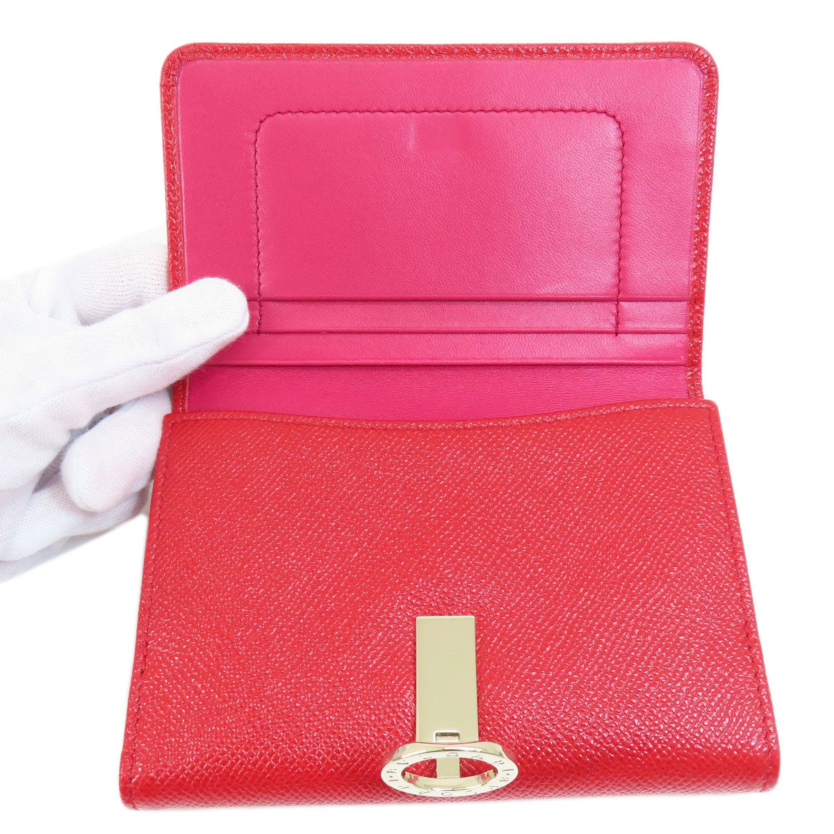 BVLGARI   Bifold Wallet with Coin Pocket BVLGARI BVLGARI Leather Ladies