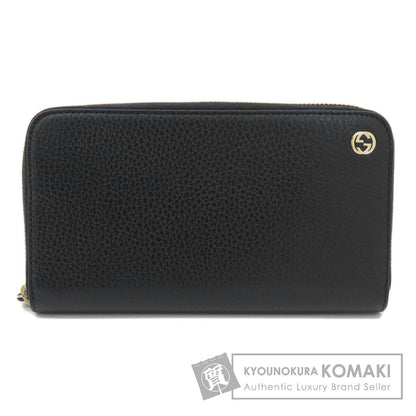 GUCCI 509644 Interlocking G Long wallet (with coin pocket) Leather Ladies [Used]