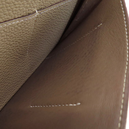 HERMES Dogon Duo GM Etop GoldHardware Long wallet (with coin pocket) Togo Ladies [Used]