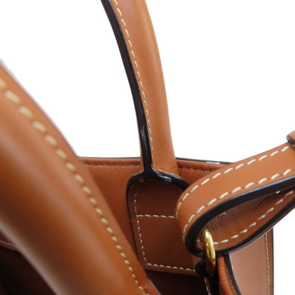 CELINE Mini Vertical Cover 2WAY Handbag Canvas LeatherLadies [Used]