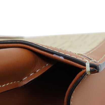 CELINE Mini Vertical Cover 2WAY Handbag Canvas LeatherLadies [Used]