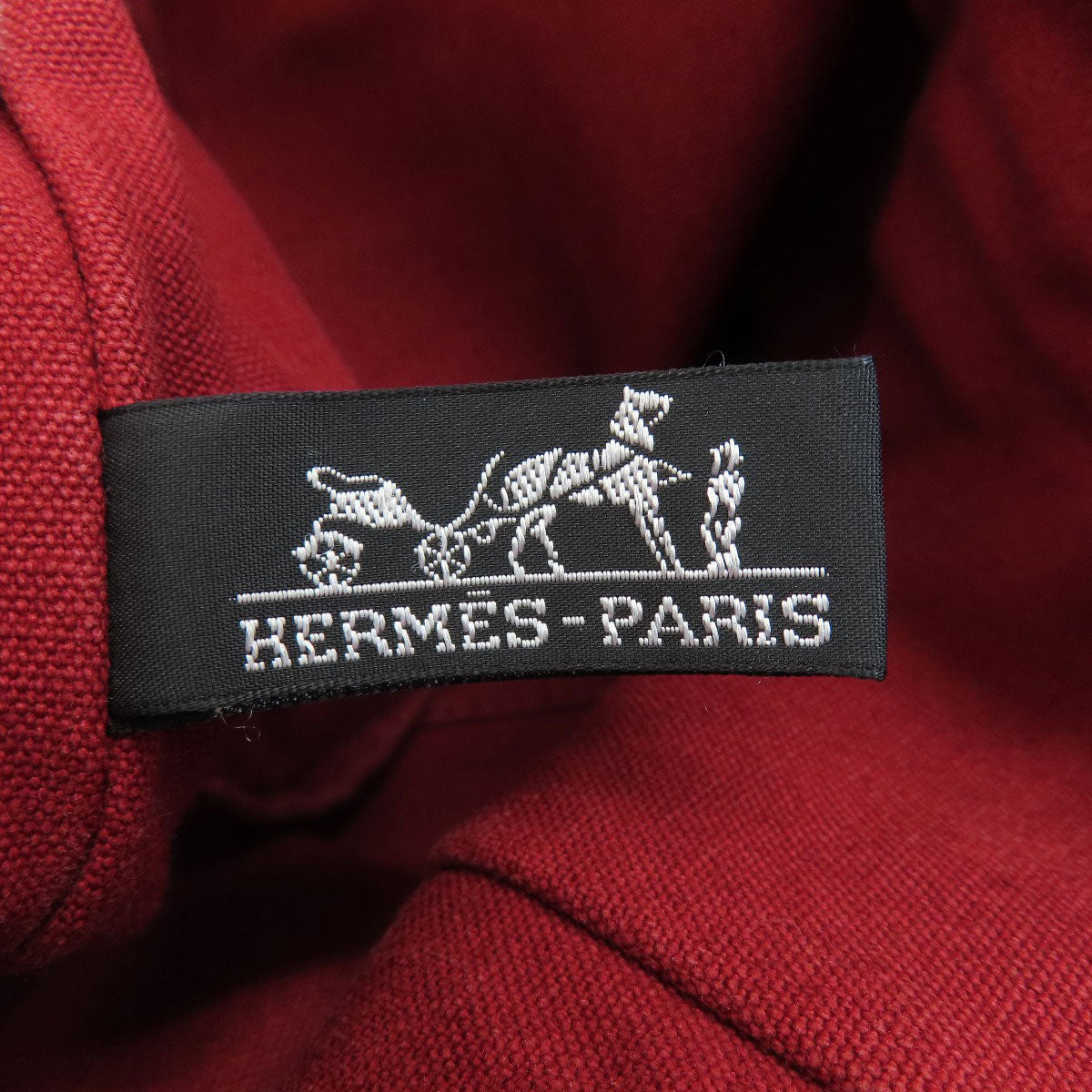 HERMES fool toe cabas Handbag Canvas Ladies [Used]