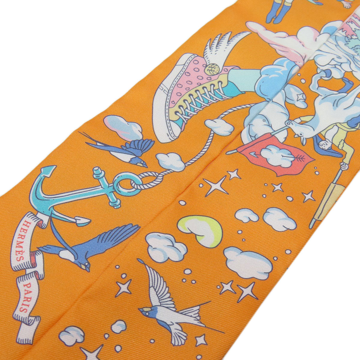 HERMES   Scarf Twilly Silk Ladies