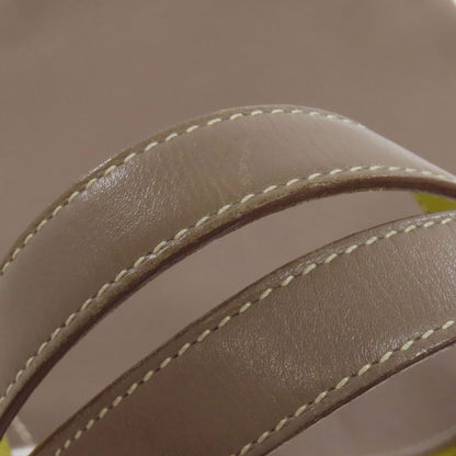 HERMES   Tote Bag Double Sense 28 Etoupe Lime Vossikkim Ladies