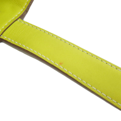 HERMES   Tote Bag Double Sense 28 Etoupe Lime Vossikkim Ladies
