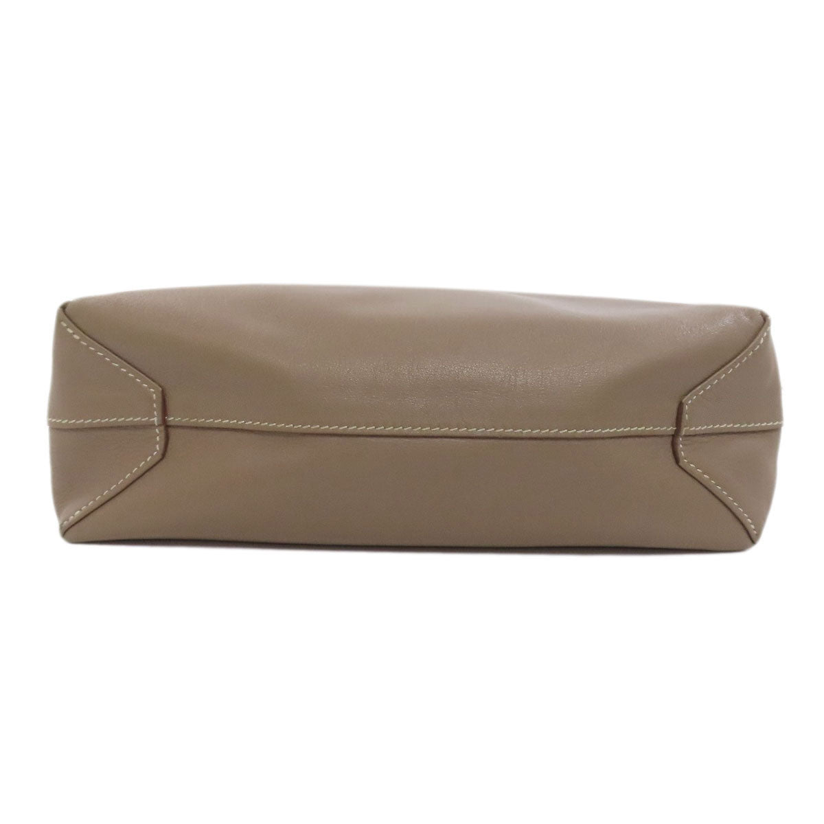HERMES   Tote Bag Double Sense 28 Etoupe Lime Vossikkim Ladies