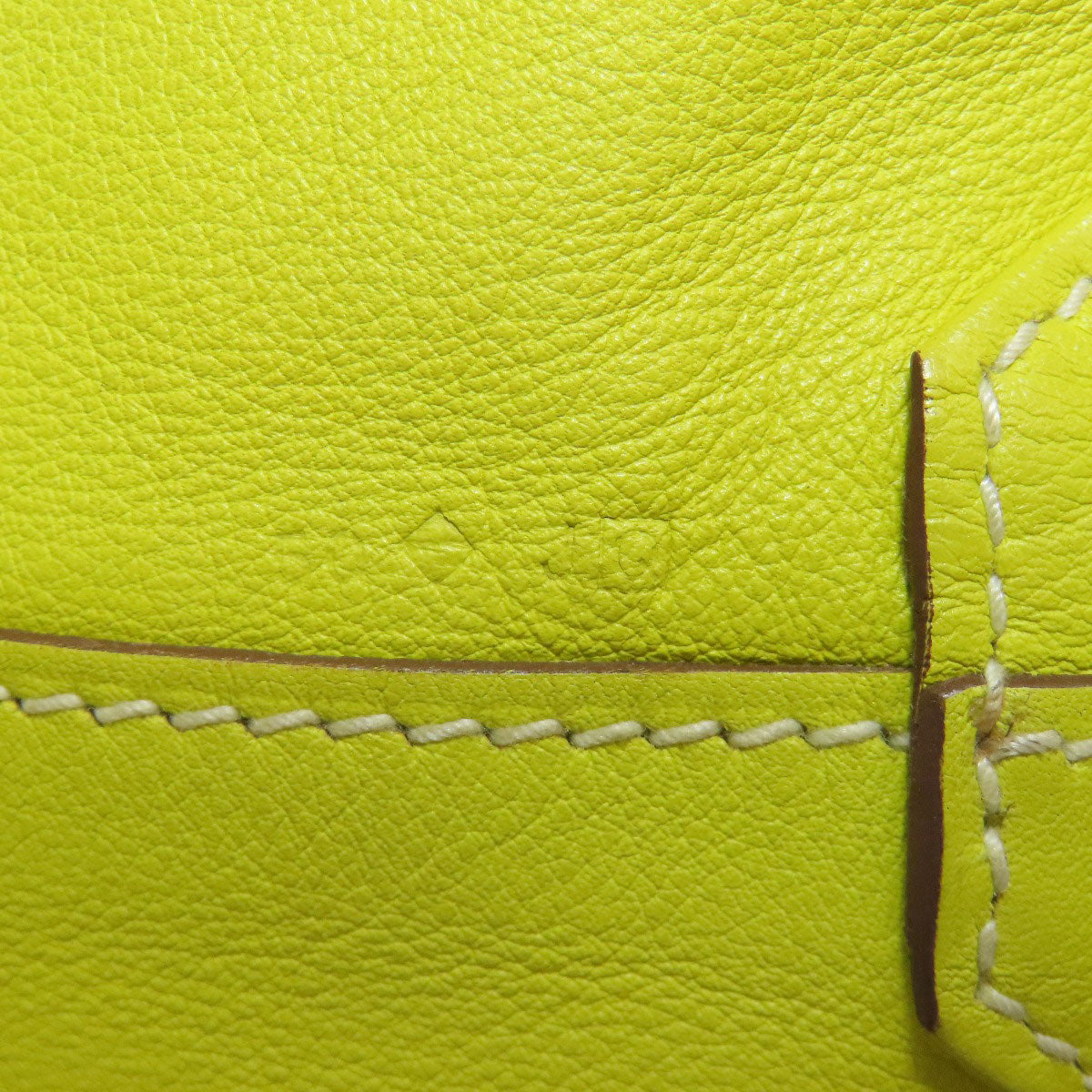 HERMES   Tote Bag Double Sense 28 Etoupe Lime Vossikkim Ladies