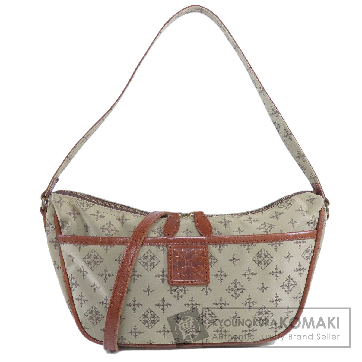 russet Yuri crest 2WAY Handbag Nylon Ladies [Used]