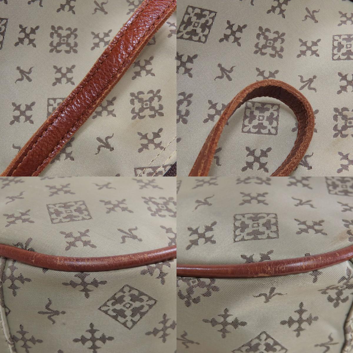 russet Yuri crest 2WAY Handbag Nylon Ladies [Used]
