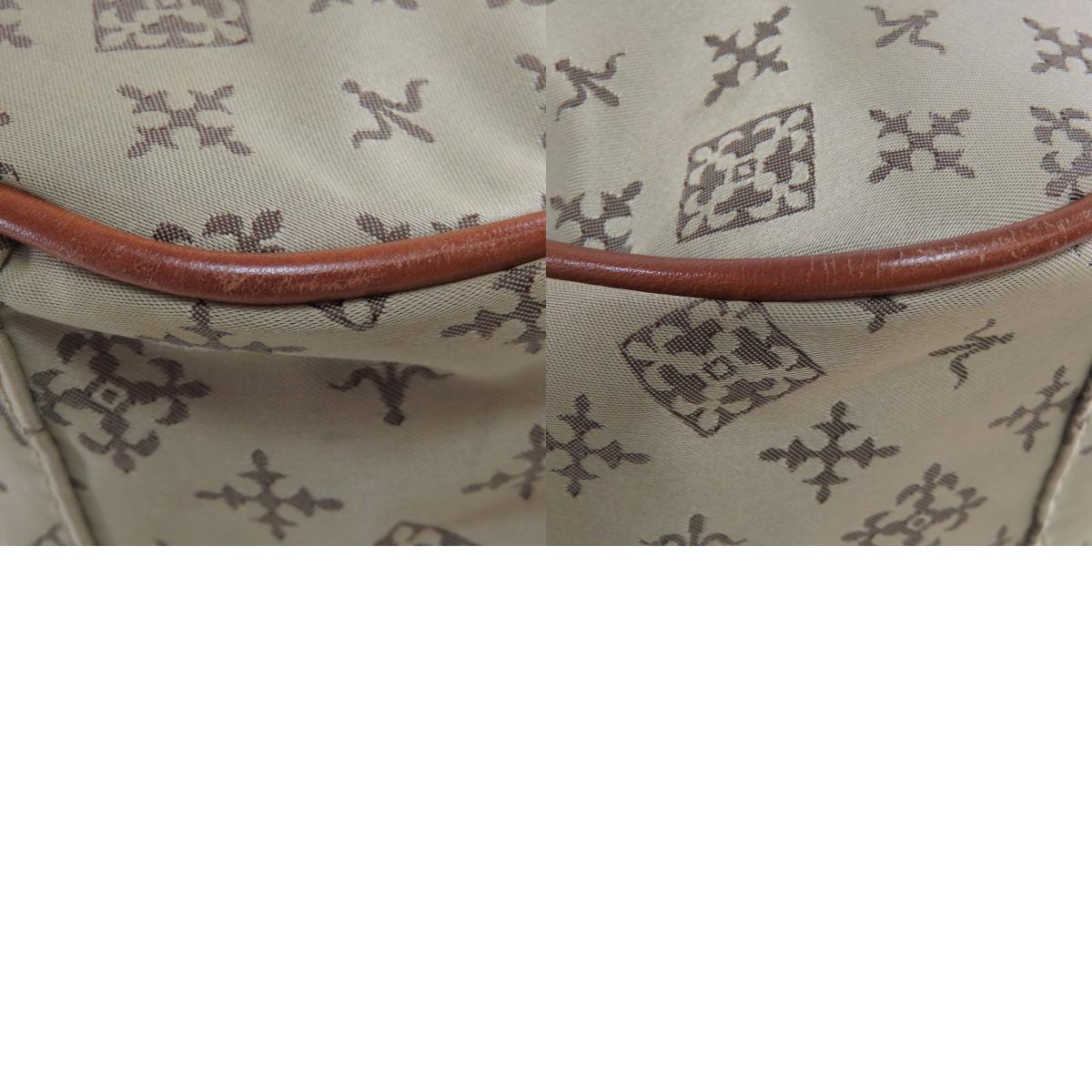 russet Yuri crest 2WAY Handbag Nylon Ladies [Used]