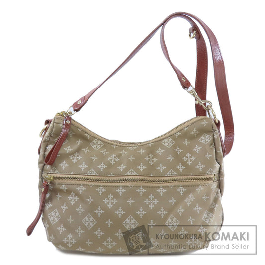 russet Lily crest Shoulder Bag Nylon Ladies [Used]