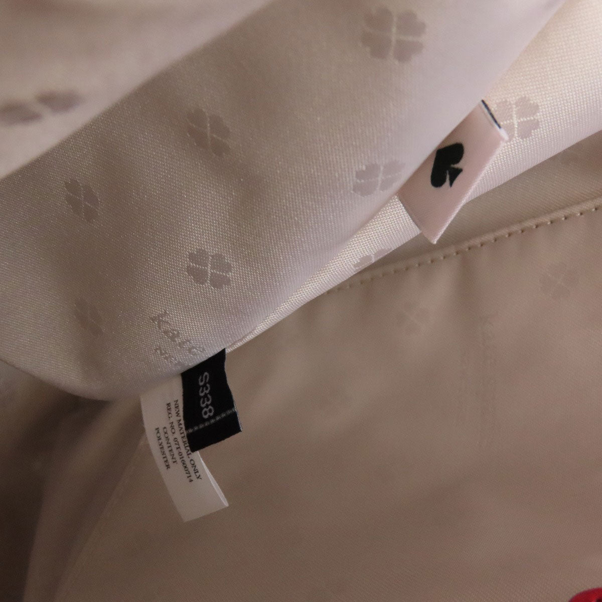 kate spade logo Tote Bag Leather Ladies [Used]