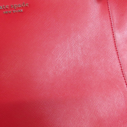 kate spade logo Tote Bag Leather Ladies [Used]