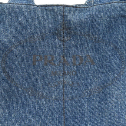 PRADA Canapa Tote Bag Denim Ladies [Used]