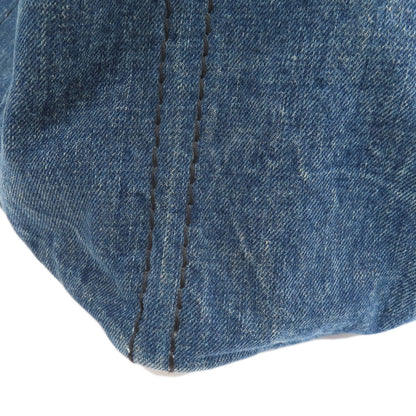 PRADA Canapa Tote Bag Denim Ladies [Used]