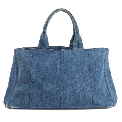 PRADA Canapa Tote Bag Denim Ladies [Used]