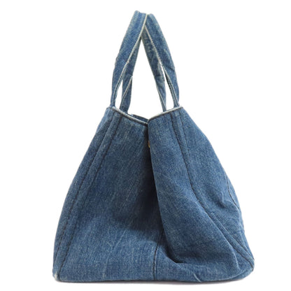 PRADA Canapa Tote Bag Denim Ladies [Used]