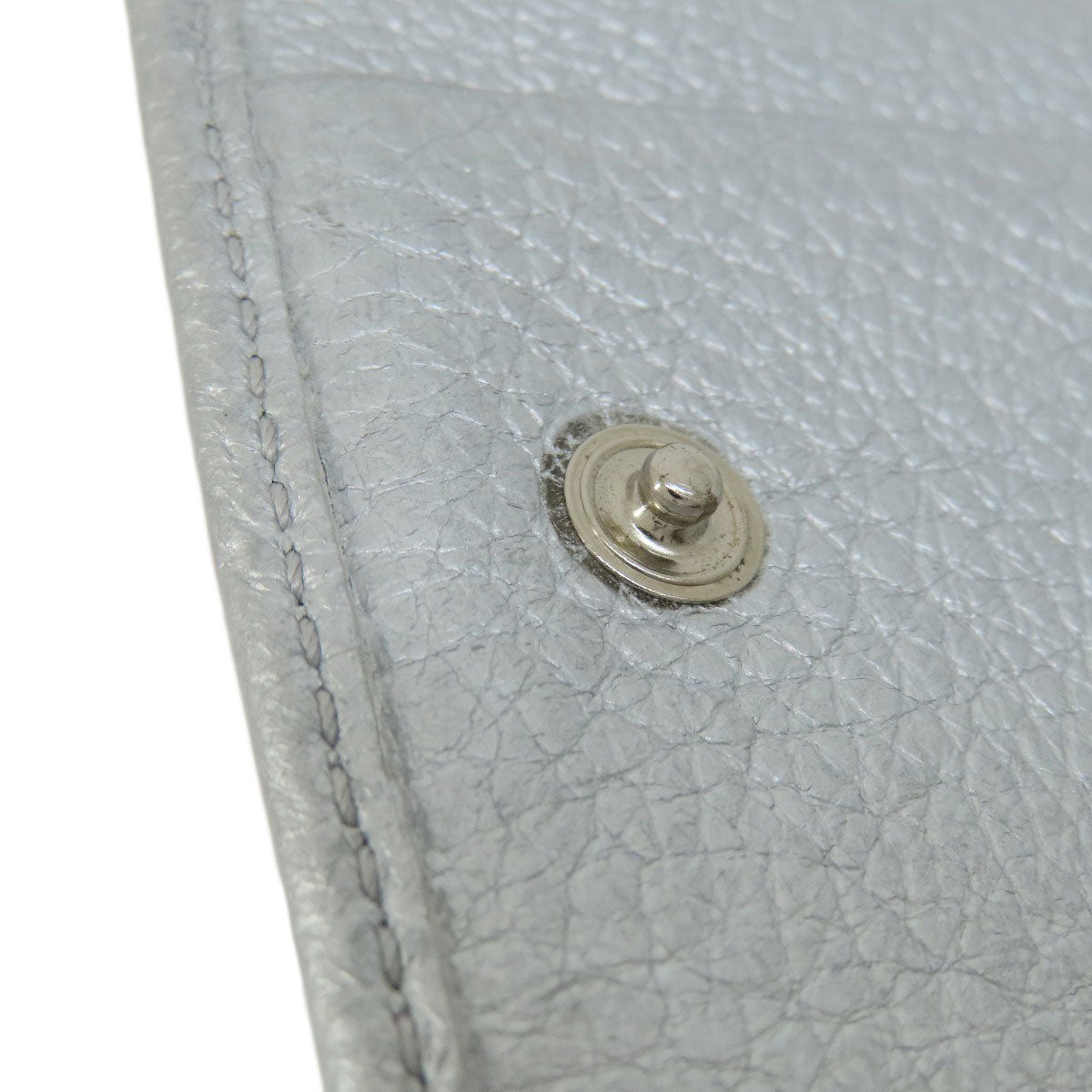 Jimmy Choo Star motif Bifold Wallet with Coin Pocket Leather Ladies [Used]