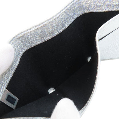 Jimmy Choo Star motif Bifold Wallet with Coin Pocket Leather Ladies [Used]