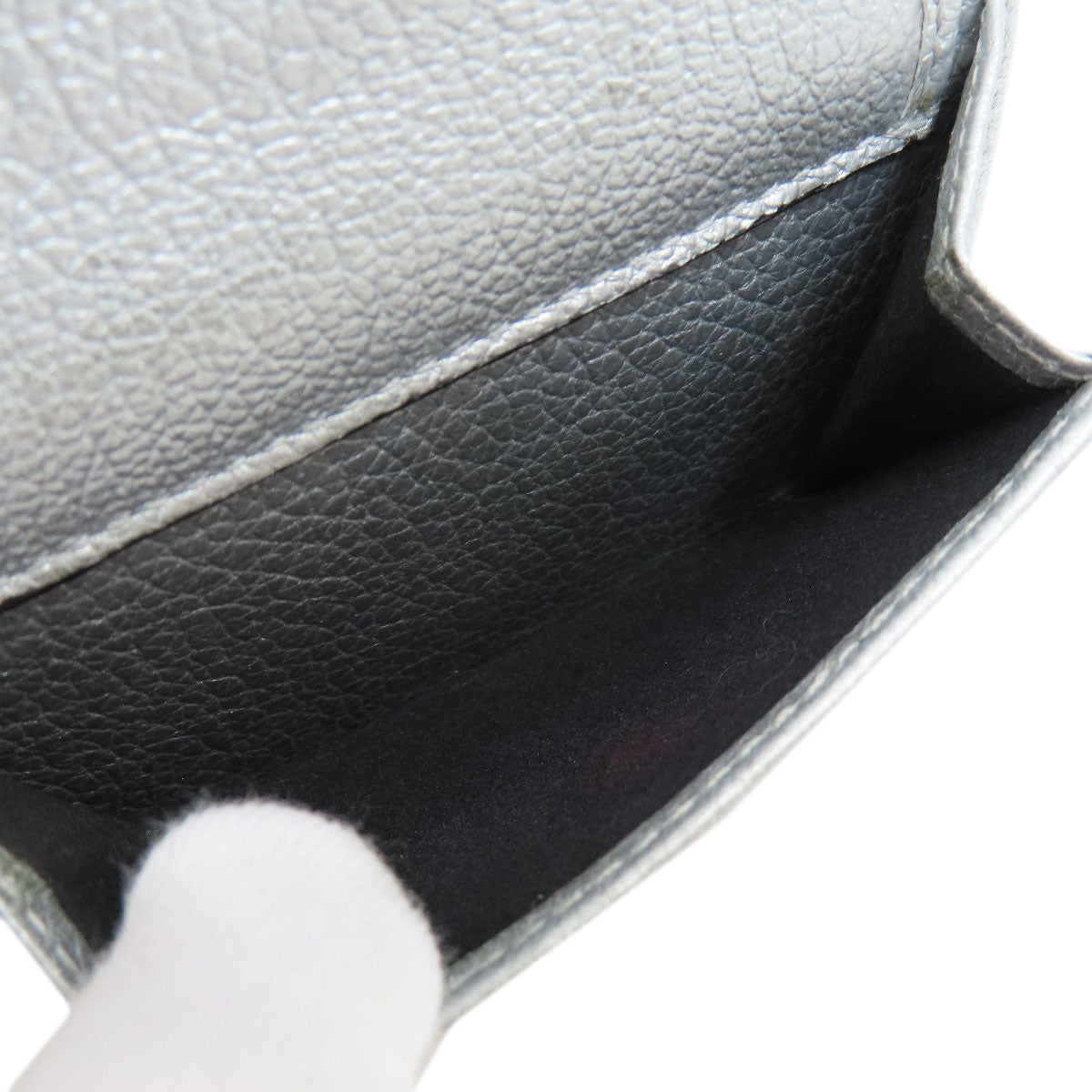 Jimmy Choo Star motif Bifold Wallet with Coin Pocket Leather Ladies [Used]