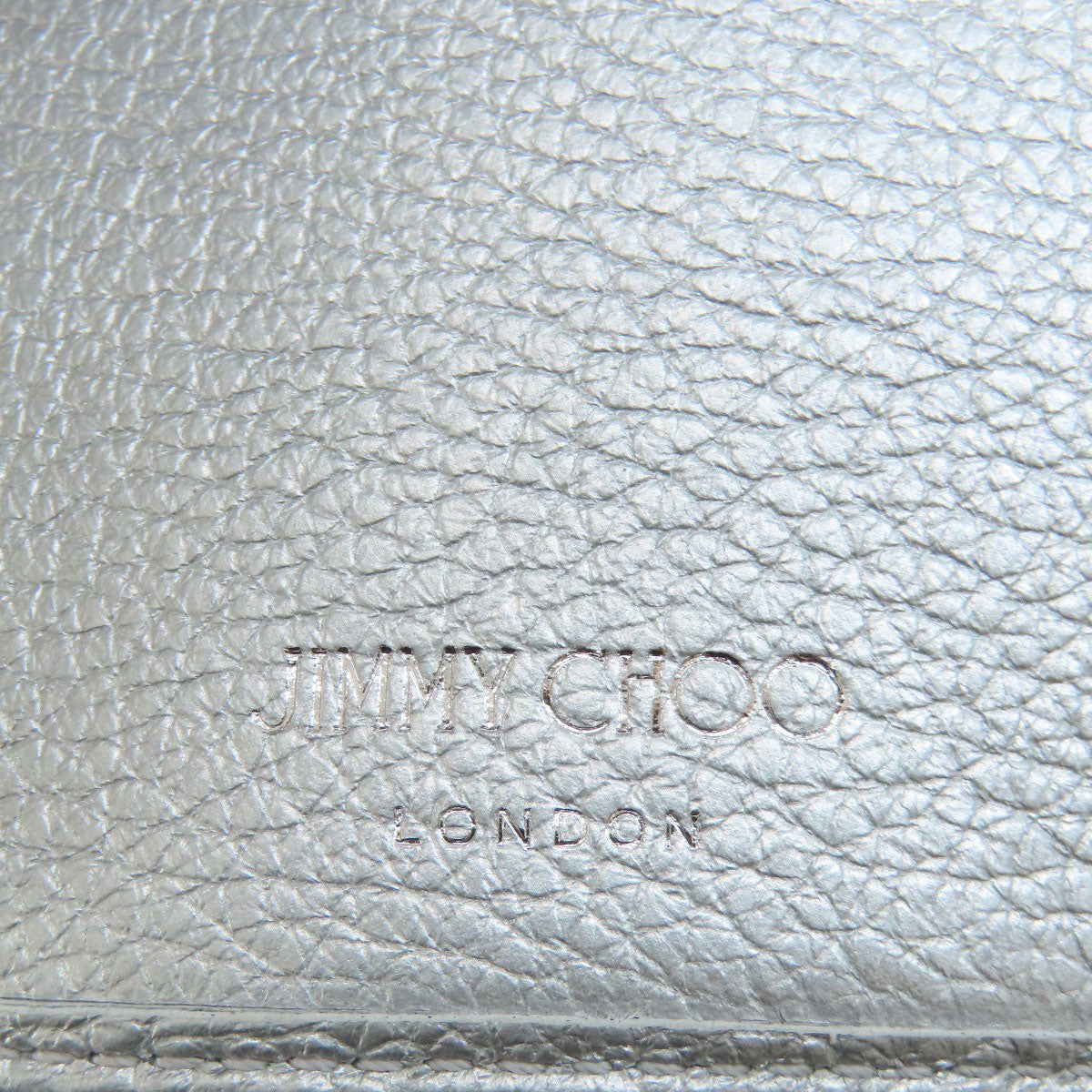 Jimmy Choo Star motif Bifold Wallet with Coin Pocket Leather Ladies [Used]