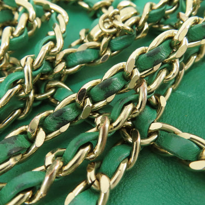 CHANEL Chain Pouch GoldHardware Shoulder Bag Lambskin Ladies [Used]