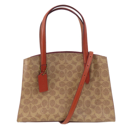 COACH  32749 Handbag Signature 2WAY Calf Ladies