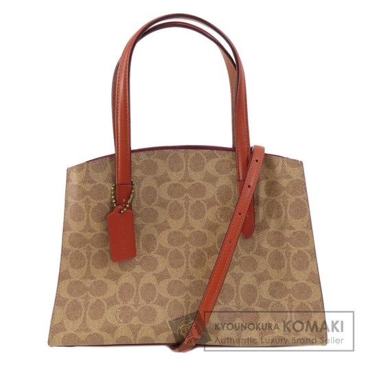 COACH  32749 Handbag Signature 2WAY Calf Ladies