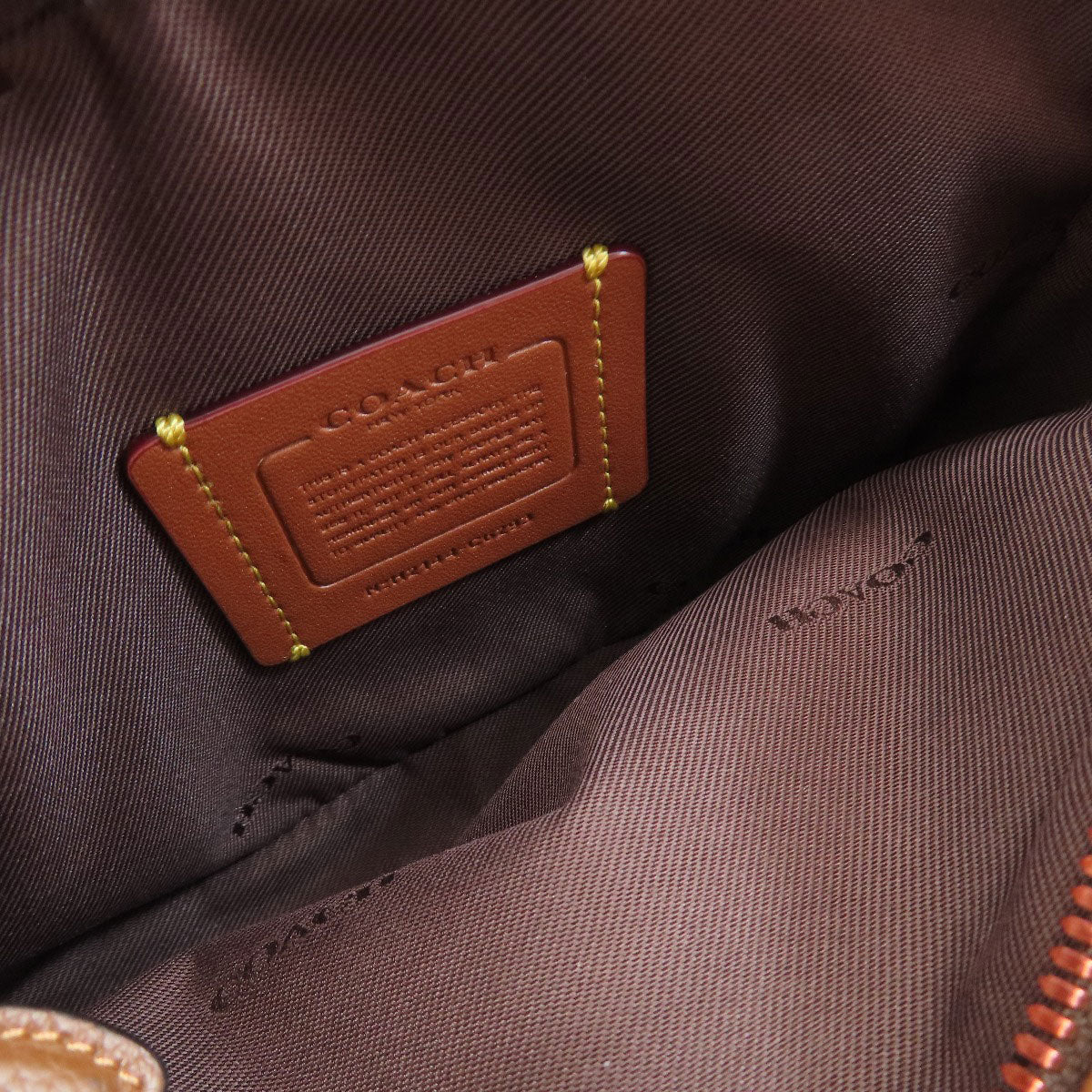 COACH C6293 logo Shoulder Bag Leather Ladies [Used]