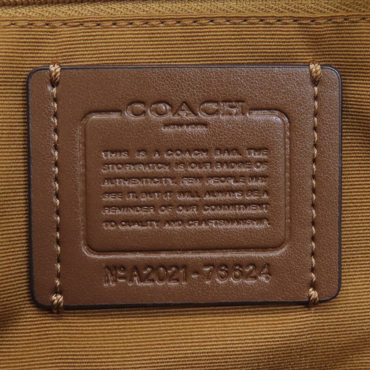 COACH  76624 Backpack Â· Daypack logo Leather Ladies