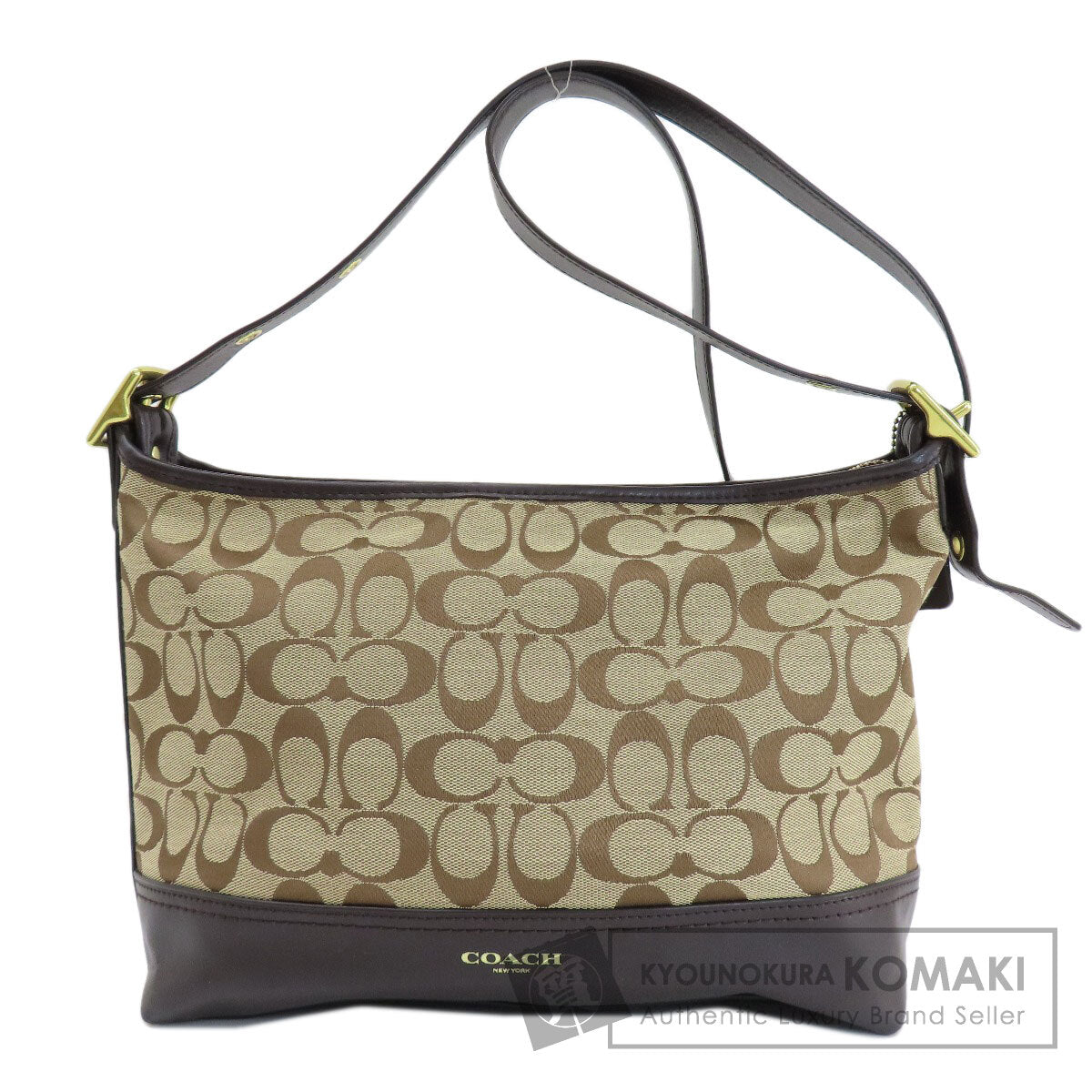 COACH F54339 Signature Shoulder Bag Canvas Ladies [Used]