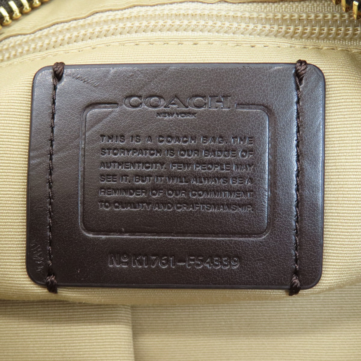 COACH F54339 Signature Shoulder Bag Canvas Ladies [Used]