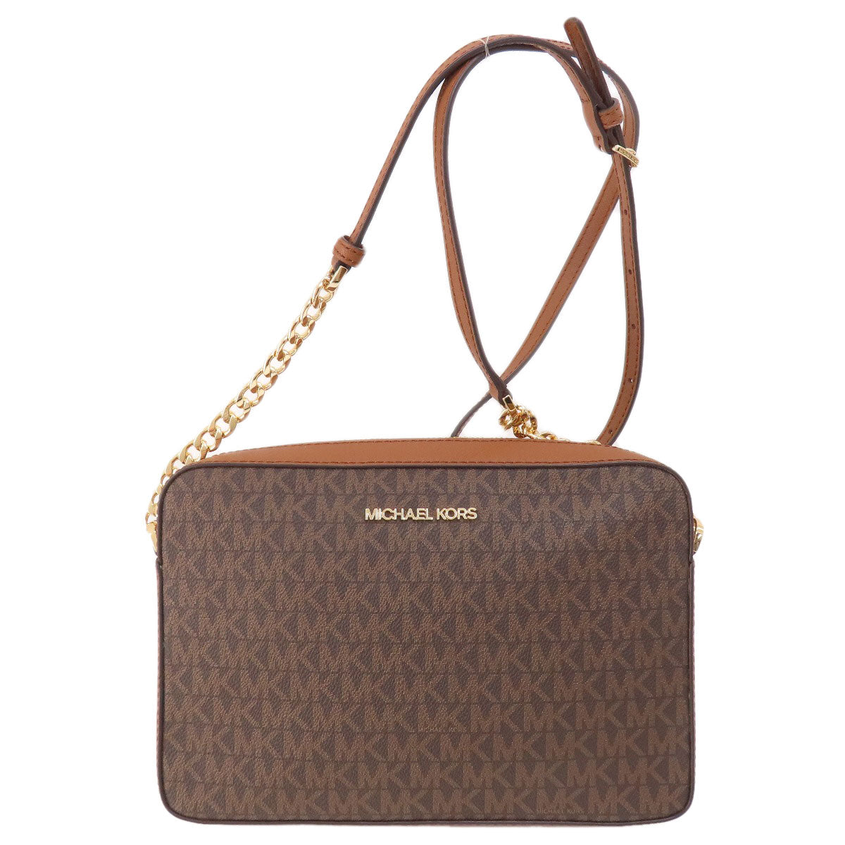 Michael Kors MK signature Shoulder Bag PVC Ladies [Used]