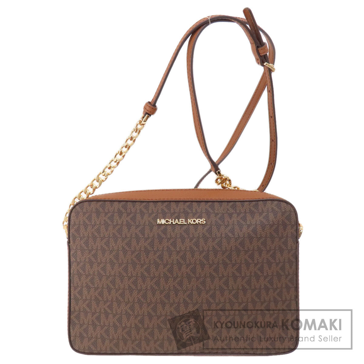 Michael Kors MK signature Shoulder Bag PVC Ladies [Used]