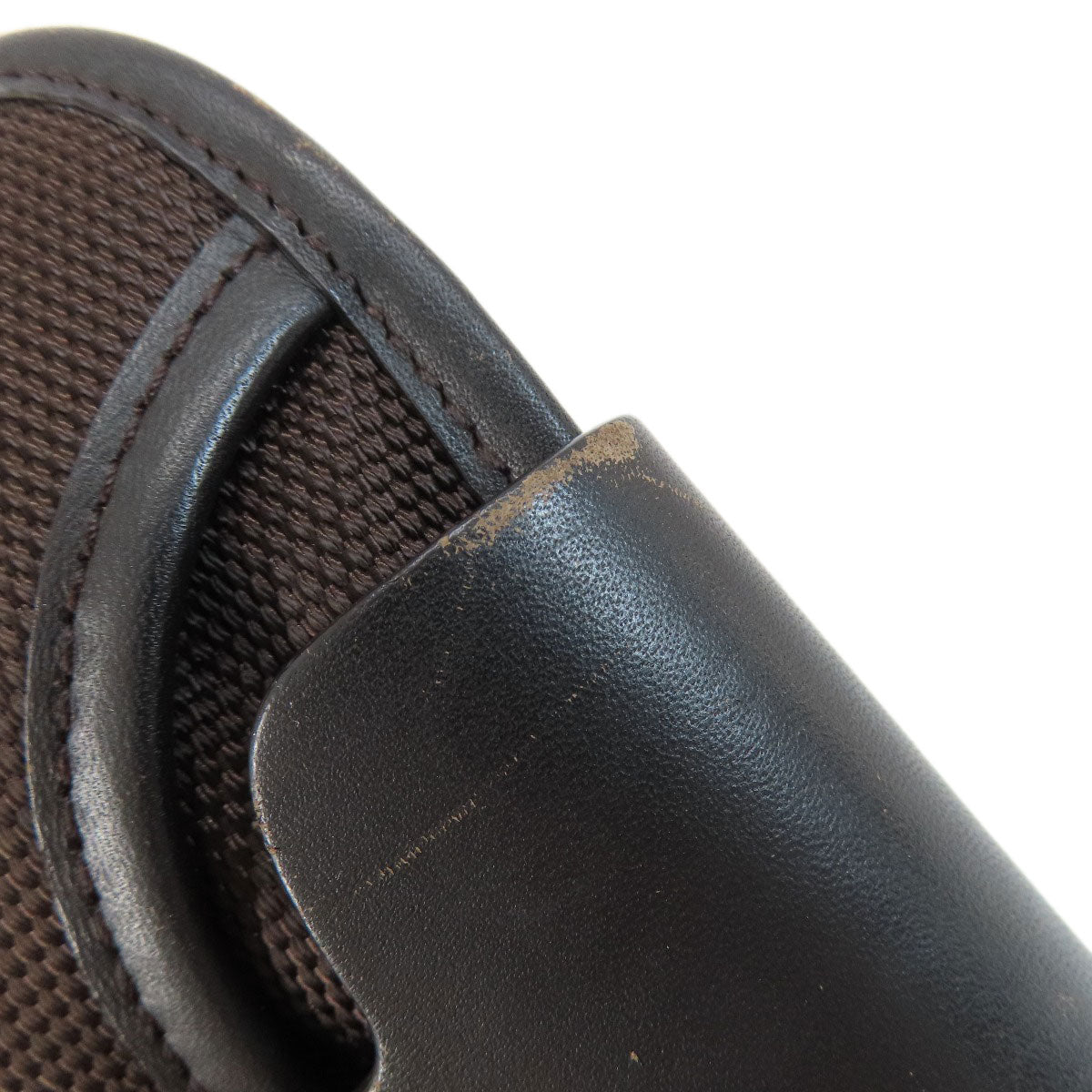 BALLY Barry Stripe Shoulder Bag Canvas Ladies [Used]