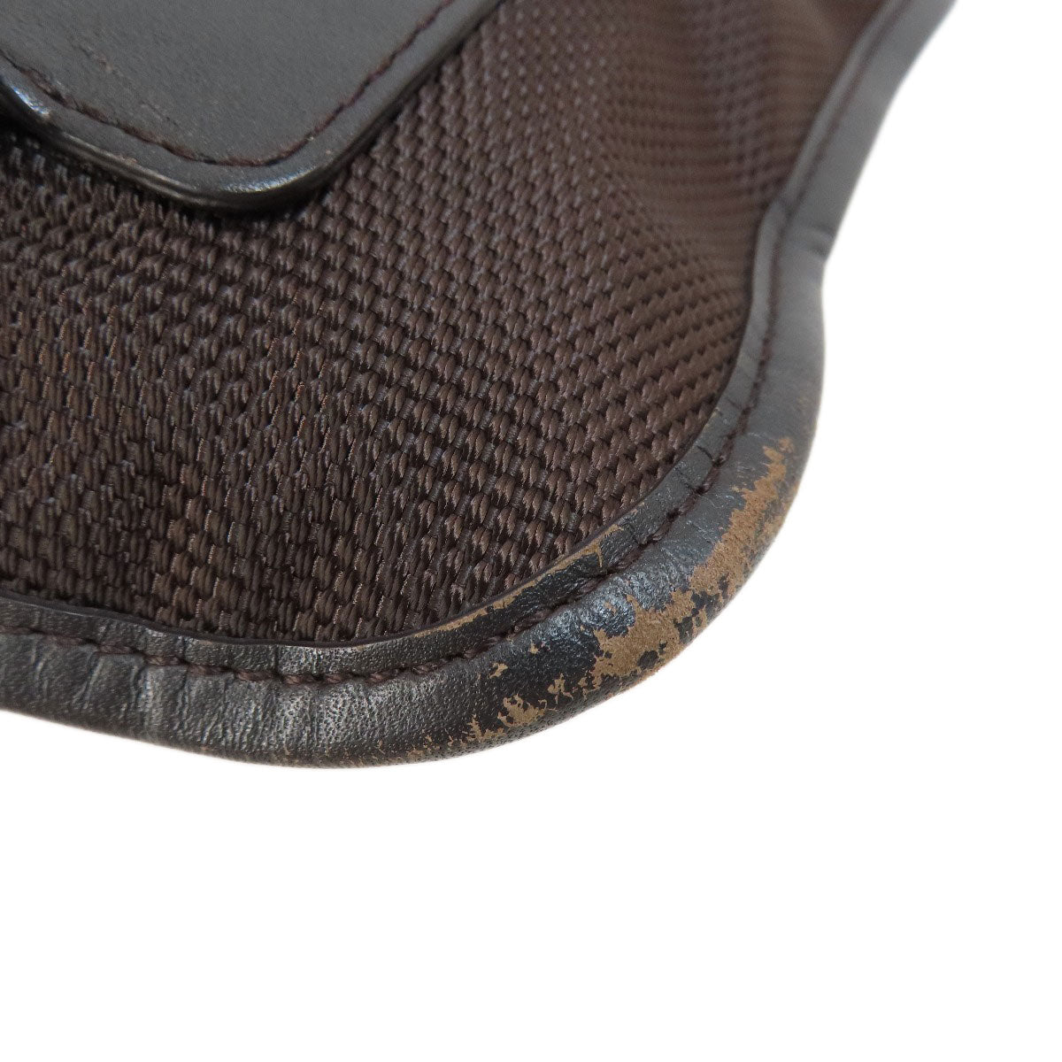 BALLY Barry Stripe Shoulder Bag Canvas Ladies [Used]