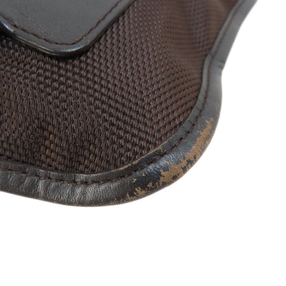 BALLY Barry Stripe Shoulder Bag Canvas Ladies [Used]