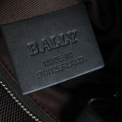 BALLY Barry Stripe Shoulder Bag Canvas Ladies [Used]