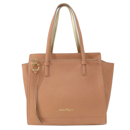 Salvatore Ferragamo GanciniHardware Tote Bag Leather Ladies [Used]