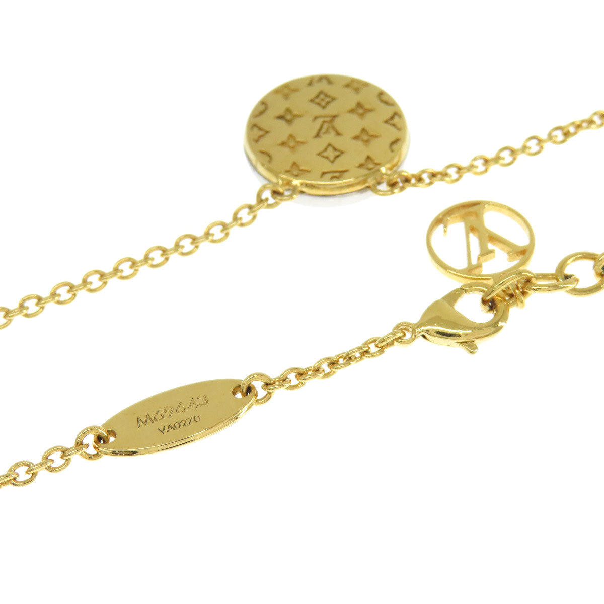 LOUIS VUITTON  M69643 Necklace Collier LtoV Metal Ladies