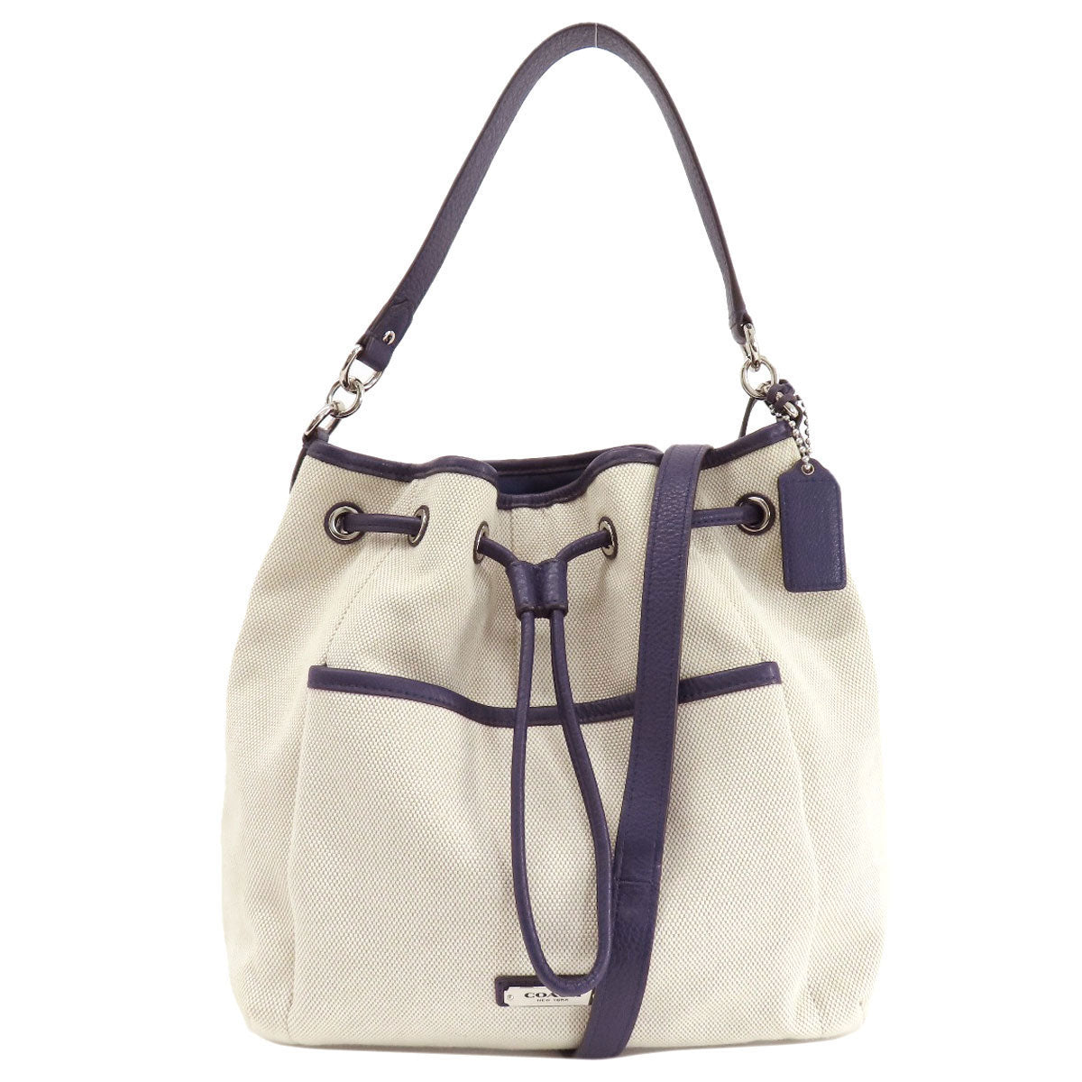 COACH  F28913 Shoulder Bag one belt 2WAY Canvas Ladies