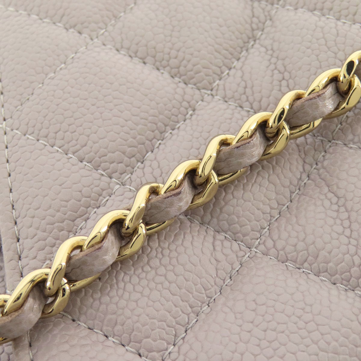 CHANEL   Shoulder Bag Matelasse GoldHardware Caviar skin Ladies