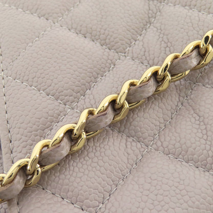 CHANEL   Shoulder Bag Matelasse GoldHardware Caviar skin Ladies