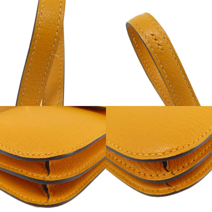 HERMES Constance 3 Mini Mutard SilverHardware Shoulder Bag Chevre Ladies [Used]