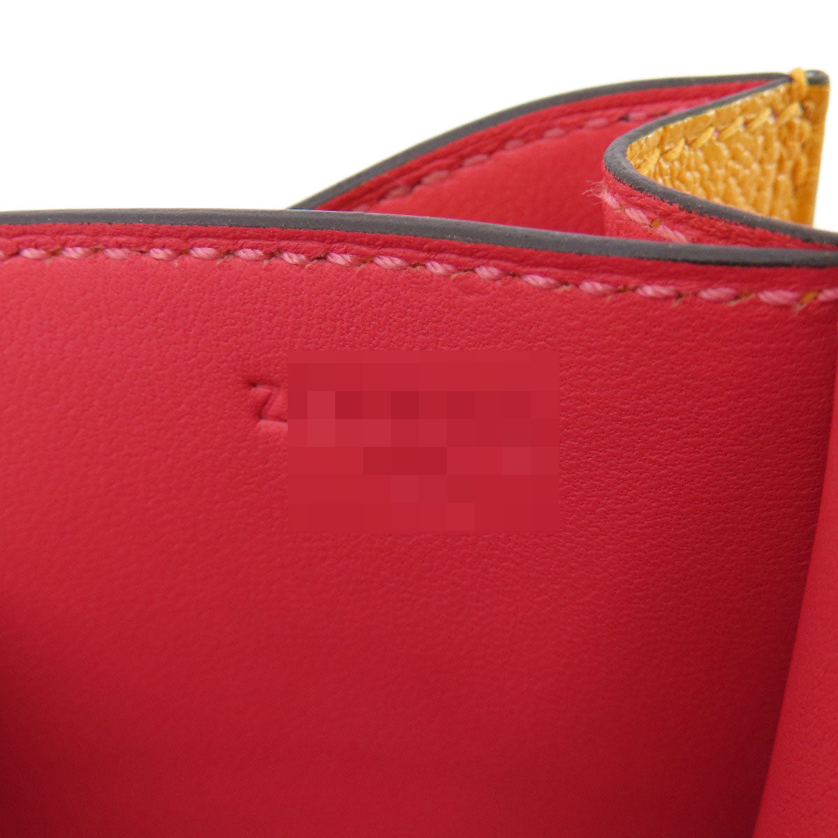 HERMES Constance 3 Mini Mutard SilverHardware Shoulder Bag Chevre Ladies [Used]