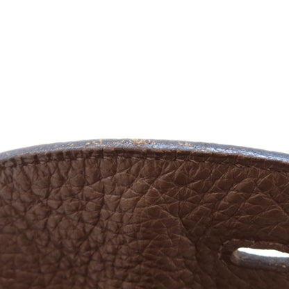 HERMES Lindy 30 SilverHardware Handbag Taurillon Clemence Ladies [Used]